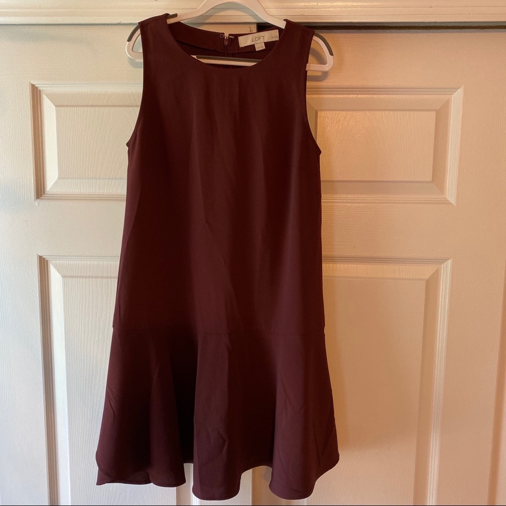 Loft petite sleeveless dress